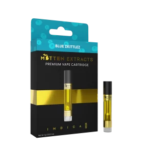 Mitten Extracts Blue Zkittlez 1g Vape Cartridge