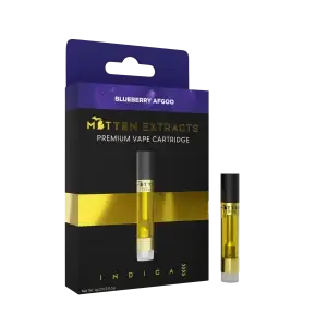 Mitten Extracts Blueberry Afgoo 1g Vape Cartridge