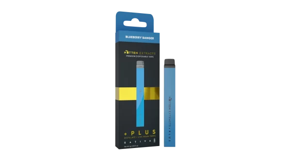 Mitten Extracts Blueberry Banger +Plus Disposable Vape