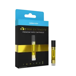 Mitten Extracts Bubba Kush 1g Vape Cartridge