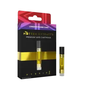 Mitten Extracts London Pound Cake 1g Vape Cartridge