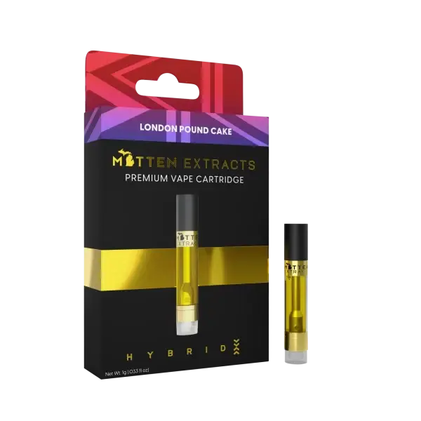 Mitten Extracts London Pound Cake 1g Vape Cartridge