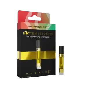 Mitten Extracts Watermelon Zuntz 1g Vape Cartridge