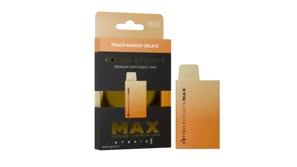 Mitten Extracts Peach Mango Gelato MAX Disposable Vape