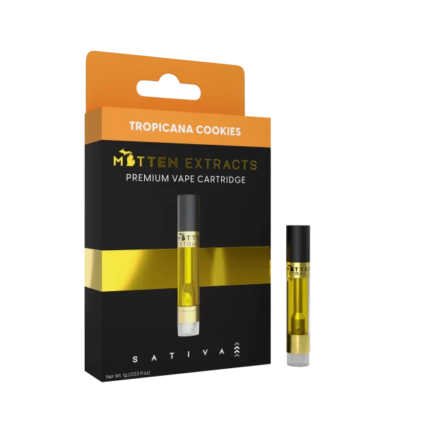 Mitten Extracts Tropicana Cookies 1g Vape Cartridge